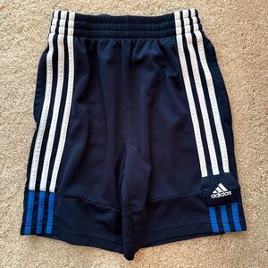 Adidas Kids Dark Blue Athletic Shorts